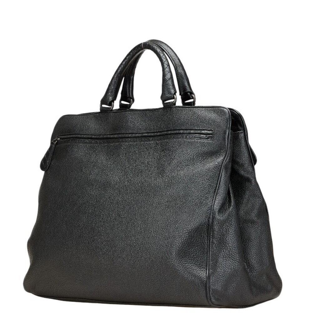 Bottega Veneta black leather business bag - Picture 2 of 10